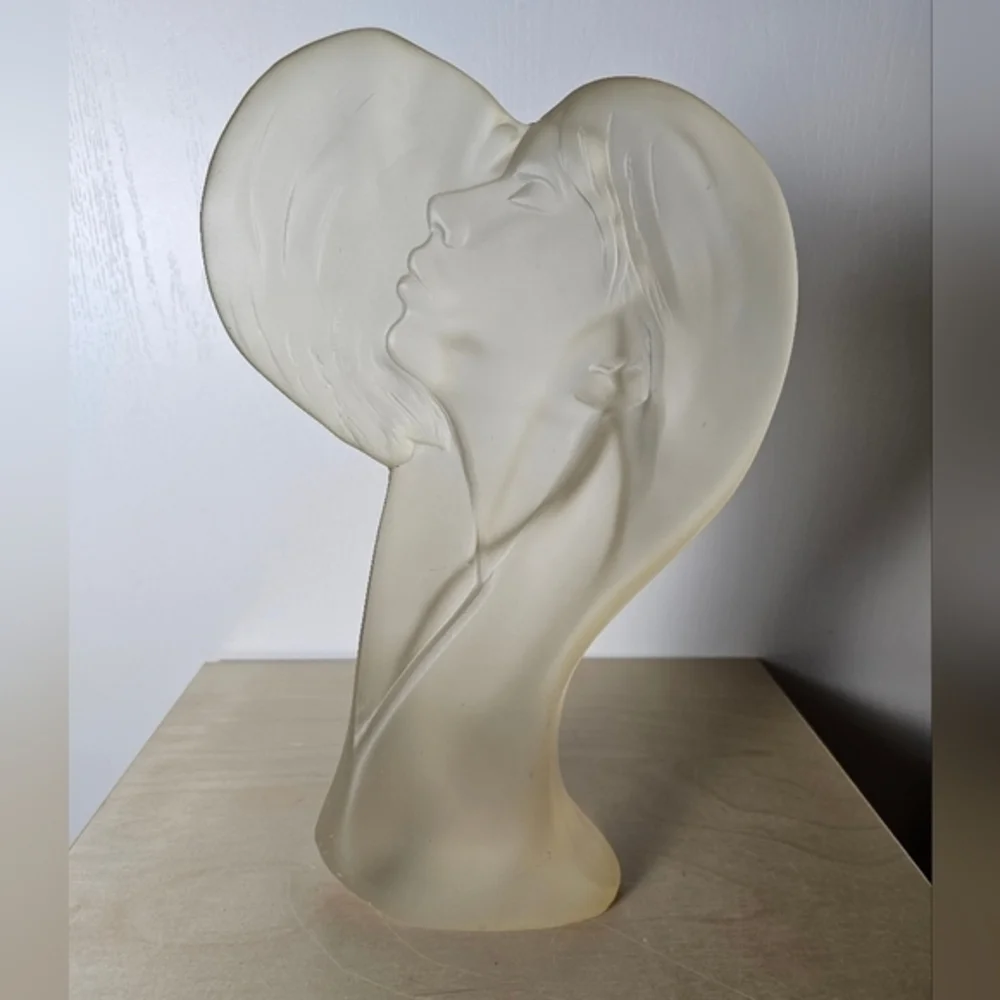 Vintage Lovers Lucite Sculpture By Mirage LTD Bohemia NY 1960s